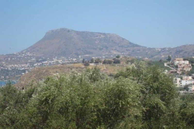 Kalyves Kreta, Kalyves: Investitionsgrundstück in Armenoi - Kreta mit Meerblick Grundstück kaufen